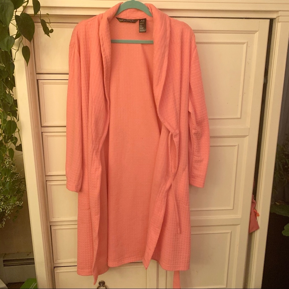 Pink bath robe